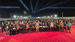 Dandim 0810/Nganjuk Hadiri Malam Suran dan Pengesahan 3.309 Warga Baru PSHT Cabang Nganjuk Tahun 2026