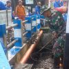 Babinsa Kertosono Bersama Warga  Kerja Bakti Bersihkan Sungai, Wujud Kepedulian Terhadap Lingkungan