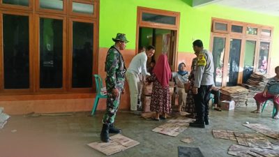 PERAN SERTA BABINSA MENDUKUNG DAN MENGAWAL PEMERINTAH DALAM RANGKA PENYALURAN BANTUAN PANGAN DESA SIDOHARJO