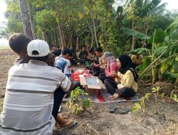 Babinsa Koramil 0810/15 Rejoso Hadiri Tasyakuran Dimulainya Pembangunan Jembatan Merah Putih di Wilayah Binaan