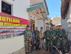 Tim Waslakgiat Kodam V/Brawijaya Tinjau Program Renovasi RTLH di Wilayah Kodim 0810/Nganjuk