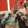 Gotong Royong TNI-Polri dan Warga Desa Margopatut Perkuat Kebersamaan Sekaligus Ciptakan Lingkungan Bersih