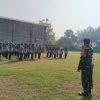 Babinsa Koramil 0810/11 Prambon Dampingi Seleksi Calon Paskibra Tingkat Kecamatan