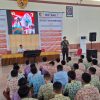 Cinta Tanah Air Sejak Bangku Sekolah Danramil 0810/10 Tanjunganom Beri Pembekalan Wasbang Calon Siswa Baru