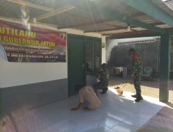 TNI Bangun Rumah Tidak Layak Huni Milik Bapak Suwanto di Desa Babadan