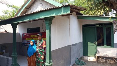Babinsa Koramil 0810/08 Baron Dampingi Program Rutilahu, Bantu Wujudkan Hunian Layak bagi Warga Desa Garu