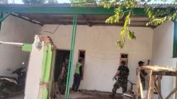 Babinsa Koramil 0810/03 Loceret Rehab RTLH Warga Di Desa Tempel Wetan Kecamatan Loceret