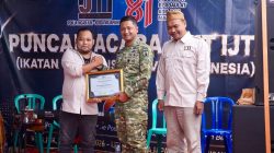 HUT KE-28 IJTI, DANDIM 0810/NGANJUK DORONG SINERGI TNI DAN INSAN PERS