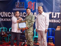 HUT KE-28 IJTI, DANDIM 0810/NGANJUK DORONG SINERGI TNI DAN INSAN PERS