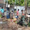 Babinsa Bersama BPP, PPL, Poktan dan Warga Desa Bandung Laksanakan Tasyakuran Pembangunan Irigasi Perpompaan Bantuan Kementerian Pertanian