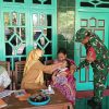 BABINSA DESA SENDANGBUMEN KORAMIL 0810/04 BERBEK MELAKSANAKAN KEGIATAN PENDAMPINGAN POSYANDU