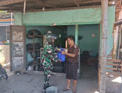 PEDULI WARGA BINAAN, BABINSA SALURKAN BANTUAN SEMBAKO DALAM RANGKA HUT KE-81 KEMERDEKAAN RI
