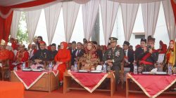 Dandim 0810/Nganjuk Hadiri Peringatan HUT ke-81 Kemerdekaan RI di GOR Nganjuk