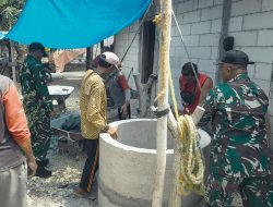 HUT RI ke-81, TNI Berikan Bantuan Sumber Air Bersih untuk Warga Ngulu