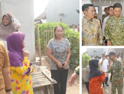  FORKOPIMDA NGANJUK TINJAU LOKASI PERESMIAN RUMAH TIDAK LAYAK HUNI DI DESA BUKUR