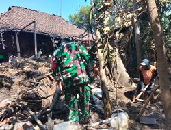 Kobaran Api Mengamuk di Baron, Dandim 0810/Nganjuk: Waspada dan Jangan Tinggalkan Sumber Api Tanpa Pengawasan