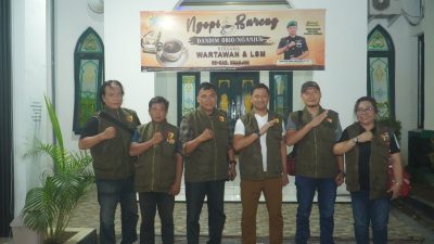 Perkuat Kemitraan TNI dengan Media dan LSM, Dandim Nganjuk Buka Ruang Komunikasi dan Aspirasi