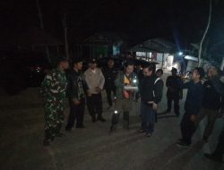 Malam-Malam di Lereng Ngliman, Aparat Bersiaga! Wabup Nganjuk Pantau Titik Kebakaran Hutan Petak 24