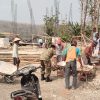 Gotong Royong TNI dan Warga, Pembangunan Masjid Al Husayn di Ngluyu Terus Dikebut
