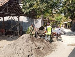 Semangat Gotong Royong Warnai Pembangunan Jembatan Garuda Desa Talun