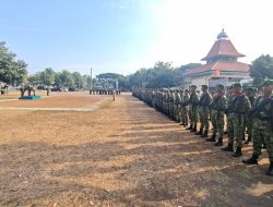 Semangat HUT ke-81 TNI, Kodim 0810/Nganjuk Teguhkan Sinergi dan Pengabdian Bersama Rakyat