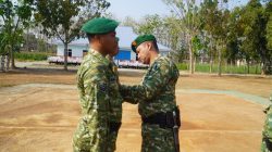 65 Prajurit Kodim 0810/Nganjuk Naik Pangkat, Dandim Tekankan Profesionalisme dan Tanggung Jawab
