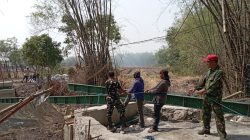 Progres Jembatan Garuda Kedungglugu Capai 25 Persen, Kodim 0810/Nganjuk Bersama Warga Perkuat Akses Desa