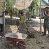 Atasi Krisis Air Bersih Saat Kemarau, Babinsa Ngluyu dan Warga Gotong Royong Bangun Sumur Gali