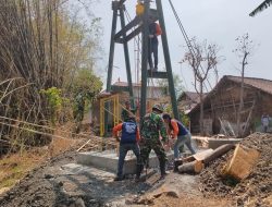 Pembangunan Jembatan Perintis Garuda di Gondangkulon Capai 30 Persen, Kodim 0810/Nganjuk Terus Dorong Percepatan Pekerjaan